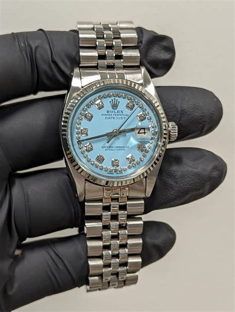 rolex blu con diamanti|Sito ufficiale Rolex.